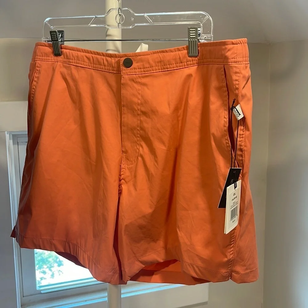 NWT- Onia Men's Calder 6E- Lined Swim Trunks XXL- Watermelon Punch